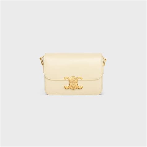 celine triomphe soft yellow|TRIOMPHE .